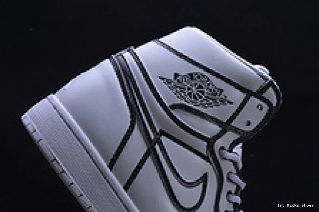 1st Kicks air nike white 1320 jordan pencil” 3d hand-painted mens Comfortable “comic 1 retro aa4724- 1123